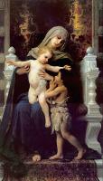 Bouguereau, William-Adolphe - La Vierge, L'Enfant Jesus et Saint Jean Baptiste( The Virgin, Baby Jesus and Saint John the Baptist)